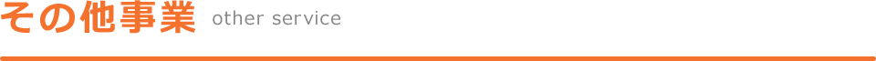 その他事業（other service）